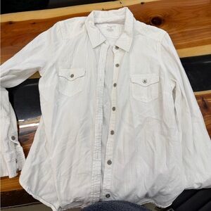 Sonoma White Button-Down Shirt